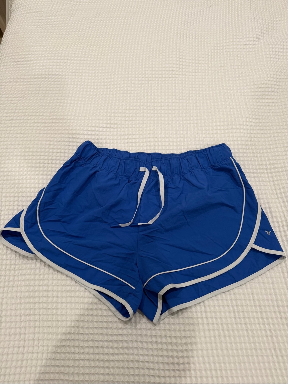 Old Navy Royal Blue Women's Athletic Shorts with White Trim